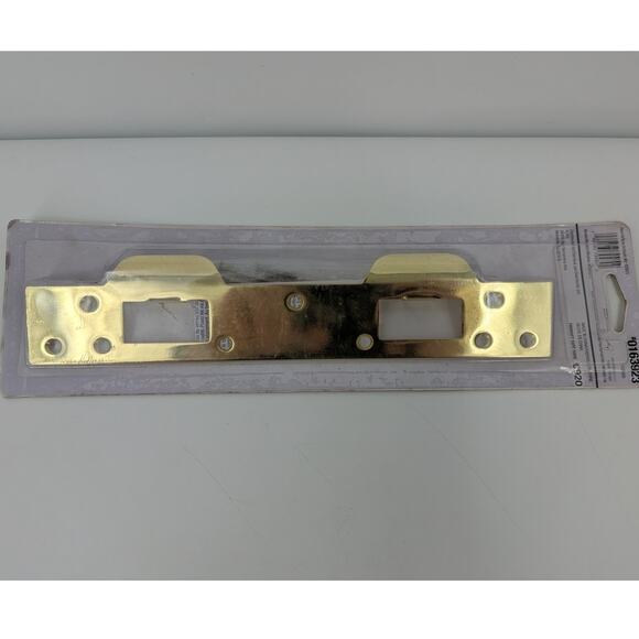NEW Gatehouse Security Latch Strike Door Polished Brass #0163923 Model U9480-L - Picture 1 of 2